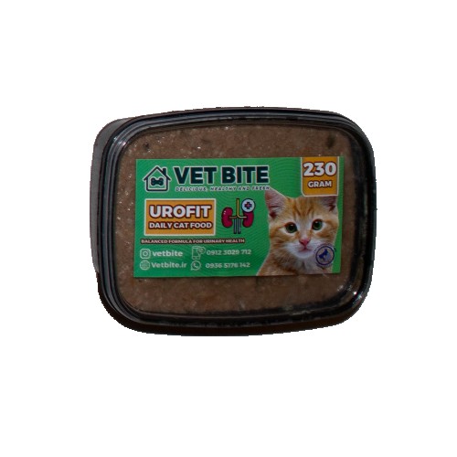 غذای گربه 230 گرمی UROFIT - ظرف مایکروویوی