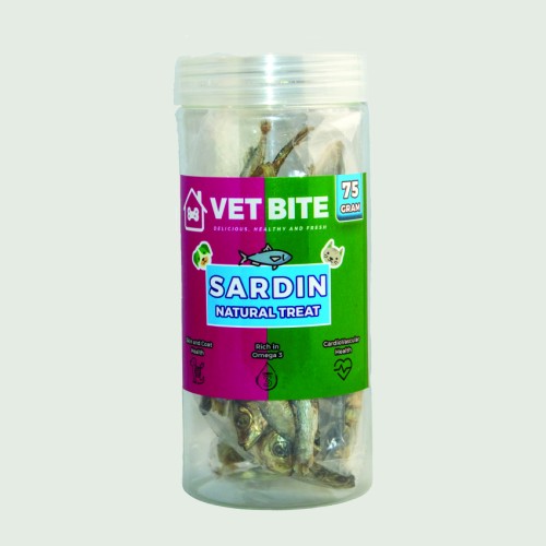 تشویقی سگ و گربه‌ی طبیعی ماهی ساردین SARDIN